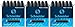 Schneider Fountain Pen Ink Cartridge, 3 boxes of 6 (18 Total Cartridges), Black (36601)