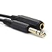 Disino 1/4 Inch Male to Female Stereo Extension Cable Gold Plated Quarter inch Headphone Extension Cable Cord- 10FT/3 Meters