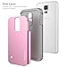 Galaxy S5 Mini Case, RANZ Grey with Pink Hard Impact Dual Layer Shockproof Bumper Case For Samsung Galaxy S5 Mini(SM-G800)