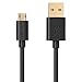 Reversible Micro to USB Cable, BlitzWolf 6ft Double Sided Charger and Data Cable for Android Phone Samsung Galaxy S6 Edge Plus, Note 4 5 Edge, HTC M9, Xperia Z3 Z2, Moto X (Black)