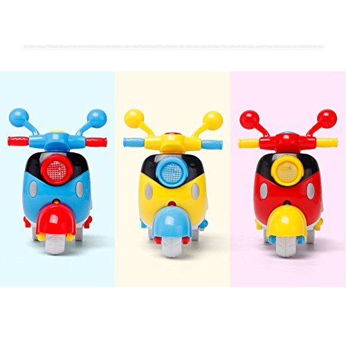 Sunny&Love 2018 Mini Motorcycle Toy Fun Creative Inertia Motorcycle Early Model Educational Toys (Random)