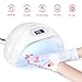 MINGER 48W UV LED Nail Dryer Nail Lamp, Two Hands Curing Lamps with UV Shield Gloves, Auto Nail Light with Sensor for UV Gel Polish, 30s 60s Low Heat Mode Timers