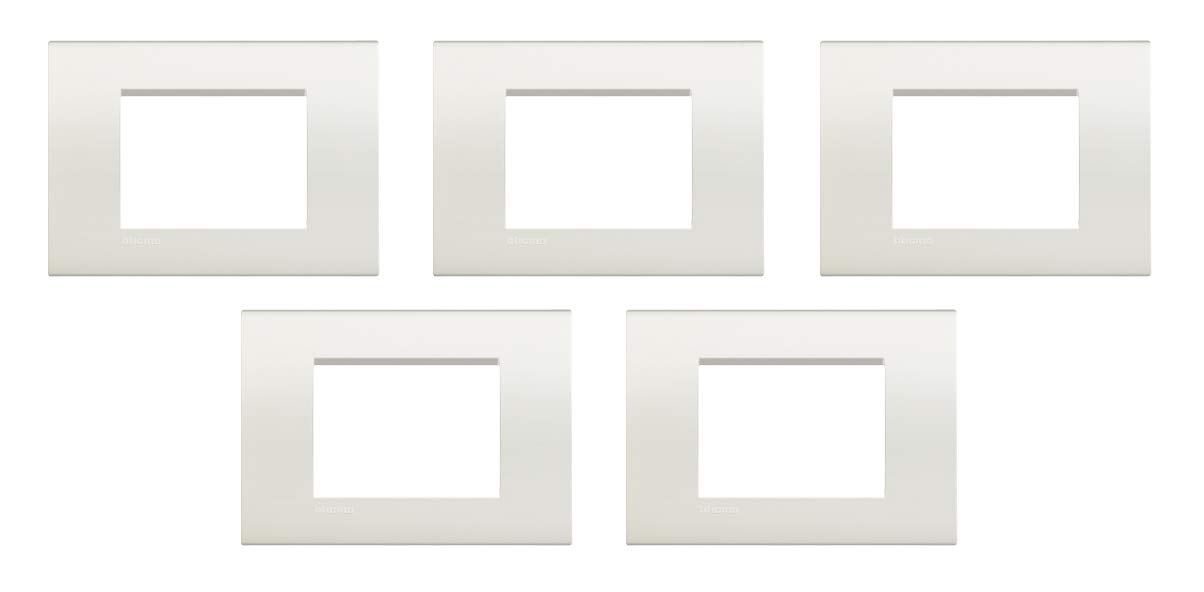 BTicino Placca Livinglight Pack of 5 Matt White