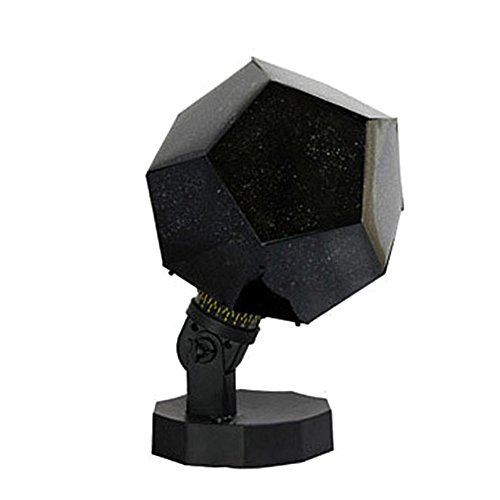 Night Light ,NNDA CO Star Astro Sky Projection Cosmos Night Light Projector 12 romantic constellation ,Plastic + Electronics,1Pc(Black)