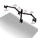 FLEXIMOUNTS D1T Triple Monitor Arm Desk Mounts Stand Fits 10