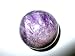 Jet Amethyst 45-50 mm Ball Sphere Gemstone A+ Hand Carved Crystal Altar Healing Devotional Focus Spiritual Chakra Cleansing Metaphysical