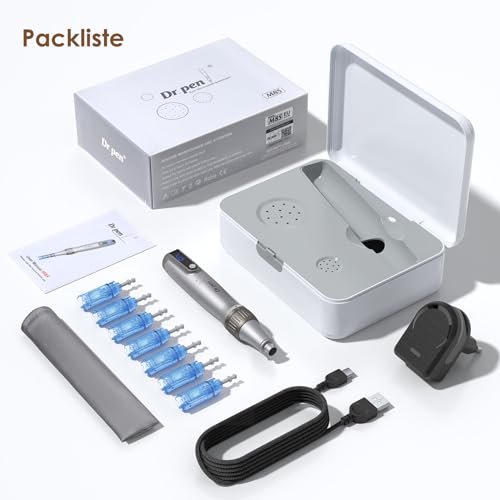Dr. pen Ultima M8S Professional Microneedling Pen - Wireless Dermapen for Men and Women, Ideal for Beginners - with 7 Different Replacement Cartridges