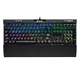 Corsair K70 RGB MK.2 Mechanical Gaming Keyboard - USB Passthrough & Media Controls - Linear & Quiet - Cherry MX Red - RGB LED Backlit
