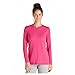 Coolibar UPF 50+ Women's V-Neck T-Shirt - Sun Protective