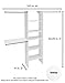 ClosetMaid SuiteSymphony Closet Organizer with Shelves, 25-Inch-Pure White