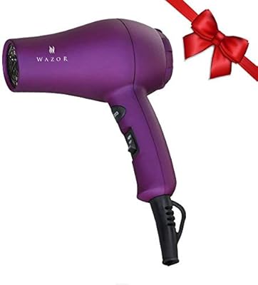 Wazor Mini Travel Hair Dryer Lightweight Ionic Hairdryer Small
