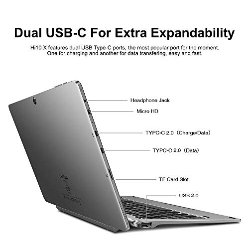 CHUWI-Hi10-X-Tablet-PC-101-Pulgadas-Windows-10-Sistema-operativo-Intel-Gemini-Lake-N4100-Quad-Core-hasta-24GHz-1200-1920IPS-6GB-RAM-128GB-ROM-WiFi-con-Teclado-y-lpiz