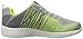 Skechers Sport Men's Burst in the Mix Oxford,Light Gray/Lime,11.5 M US