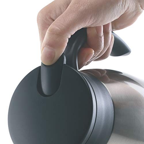 Borosil Stainless Steel Vacuum Insulated Teapot (Black, 750ML