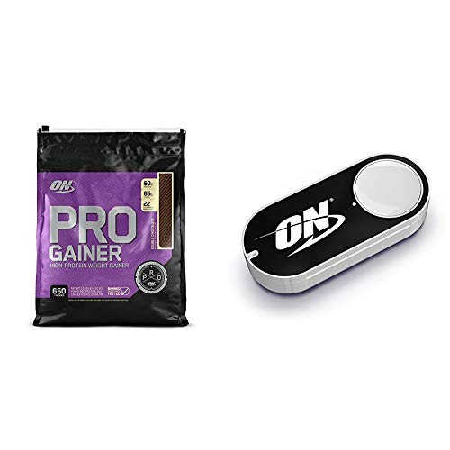 OPTIMUM NUTRITION Pro Gainer Weight Gainer Protein Powder,Double Rich Chocolate, 10.19 Pounds (Packaging May Vary) + Optimum Nutrition