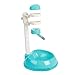 OWIKAR Automatic Pet Water Fountain Dog Cat Bowl Bottle Drinking Water Dispenser Food Feeder 500ML Plastic Lift for Small Medium Pets Dog Cat Adjustable Height Detachable (Blue)thumb 2