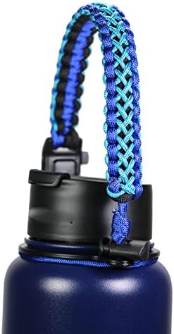 GALAXTEK Paracord Handle Compatible with Hydro Flask, Iron Flask, Simple Modern Summit, Secure Holder, for 12oz - 64oz Accessories