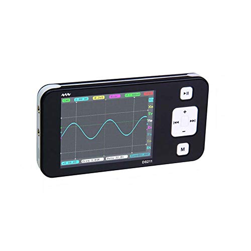 Wiysond Dso211 Ds211 Vdc 人気急上昇 Ac ハンドヘルド ミニ デジタル 2 1msa 帯域幅 サンプリングレート シャネル S 0khz オシロスコープ