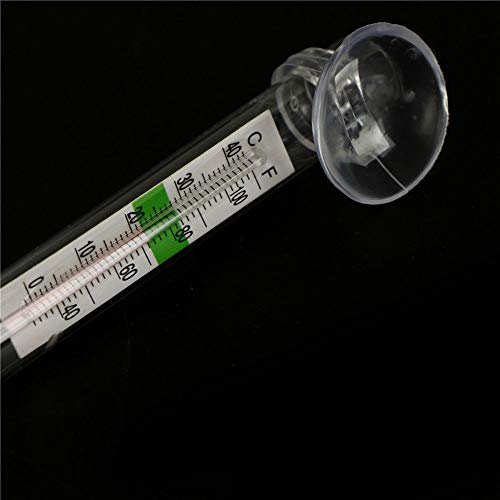 Temperature Gauges - Aquarium Thermometer Glass Tube Fish Tank Suction Cup Water Temperature Measuring - Fridge Pools Trucks Pits Smokers Barometer Indoor Temperature Barbecue Motorcycles Gau - Thumbnail 4