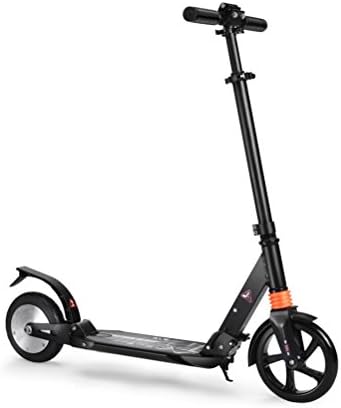 DAHEMA Electric Scooter E-Scooter For Adult Height Adjustable Fold-Aluminum Alloy,Lasts 10Km,Maximum Speed 15KM/H(Black)
