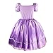 JiaDuo New Princess Party Costume Girl Halloween Dress Up 120 Purple 