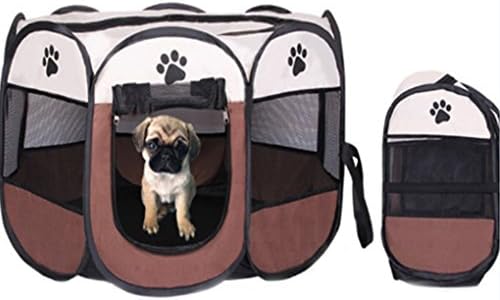 Dog Playpen Pet Cats Playpen Portable Exercise Kennel for Dogs Cats Exercise Kennel Indoor Pet Playpen Tent House For Small Dogs Cats