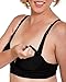 Kindred Bravely Marvella Maternity & Nursing Underwire Free Bra For Breastfeeding (Black, 36D)