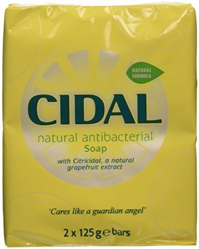Cidal Natural Antibacterial Soap Twin Pack 2X125G by Cidal
