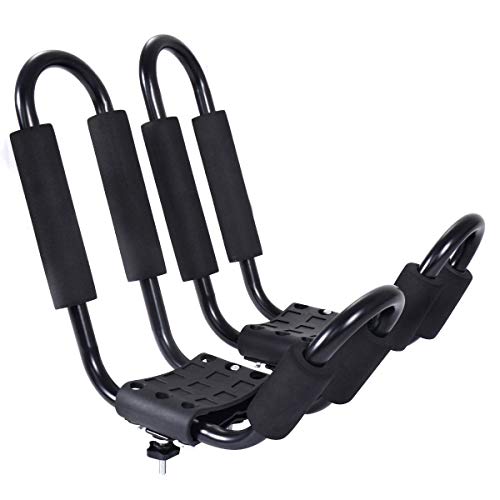 Vehicle Water Sport Board Rack, 2 Pair Canoe Boat Kayak Roof Rack