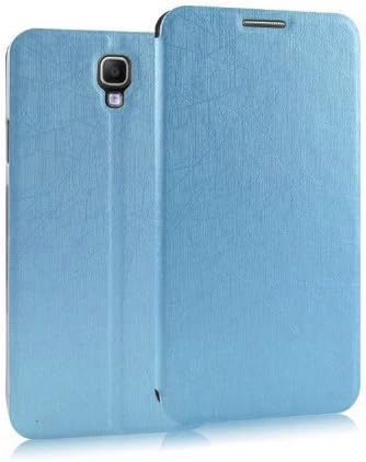 Heartly Luxury Premium PU Leather Flip Stand Back Case Cover for Note 3 Neo N7500 - Blue