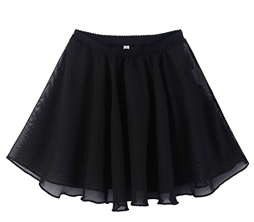 Arshiner Girls Basic Dancewear Pull-On Tulle Ballet Skirt