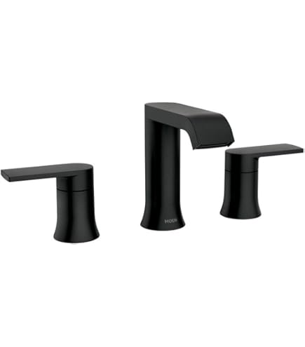 Moen M84763SRN Genta 1.2 GPM Widespread Bathroom Faucet with Pop