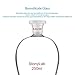 stonylab Borosilicate Glass 250 ml Heavy Wall Conical Separatory Funnel with 24/29 Joints and PTFE Stopcock, 250 ml