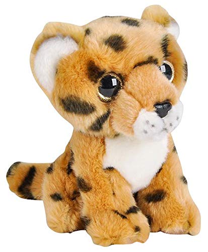 Wildlife Tree 7 Inch Stuffed Cheetah Plush Sitting Animal Kingdom Collection