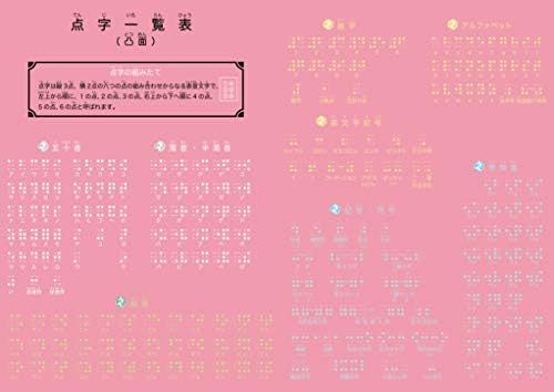 お風呂学習ポスター 点字一覧表 カラー 限定モデル