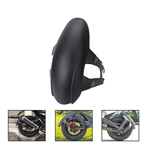 Aneil Universal Motorcycle Rear Wheel Fender,Black Plastic Mud Guard Mud Flap Splash Guard for Motorcycle Electric Vehicle - Thumbnail 6