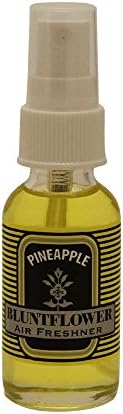 Blunt Flower Glass Bottle Oil Based Concentrated Air Freshener &amp; Oil Burner, Pineapple, 1 oz