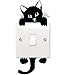 HONBAY Cat Removable Wall Stickers Light Switch Decor Decals Art Mural Baby Nursery Room 12 Sets