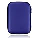 Hard Drive Case, EPOLLO Shockproof Hard Disk Drive Bag Portable Carrying Travel Hard Case Cover Storage for Cable,Mobile Hard Disk Drive,Plug,MP3,MP4,Mini Camera blue