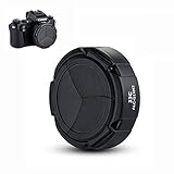 Auto Lens Cap JJC Camera Automatic Lens Cap Cover for Canon PowerShot G1 X Mark III with 3 Auto Leaves