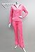 TheMogan Women's Velour Tracksuit Hoodie and Pants Set