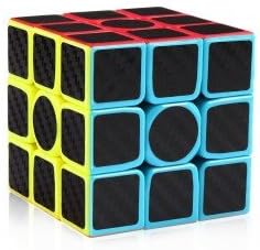 Cubelelo Lefun Carbon Fibre 3x3 Frosted Stickerless Speed Cube Puzzle 3x3x3 Magic Cube