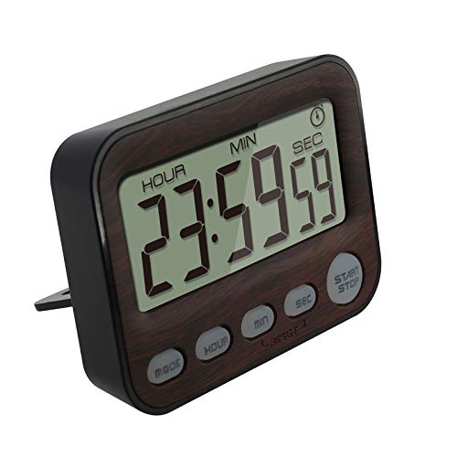 KingL Interval Timer Stopwatch for Workout, Cooking, Sports, Travel, Camping - Mini Digital Alarm Clock for Bedrooms