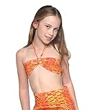 Mertailor Kids Bandeau Bikini Top (Tequila Sunrise)