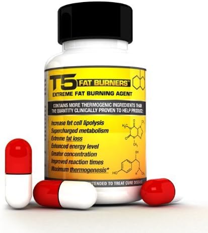 T5 Fat Burners : Scientifically Backed Diet / Weight Loss Pills (1 Month Supply) by Biogen Health Science