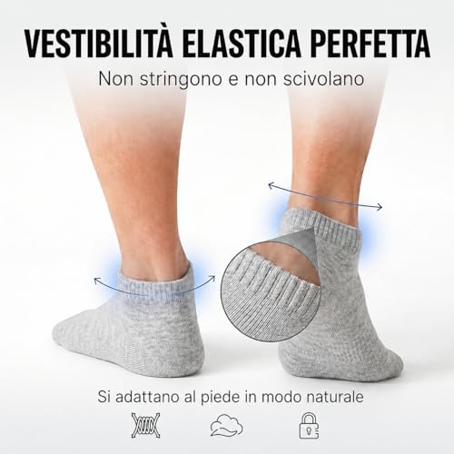 PS PROUTHS 12 Pairs Short Socks Men Women Cotton Breathable Almost Invisible Socks Summer Unisex Soft and Comfortable Non-slip Fit Durable for Daily Use