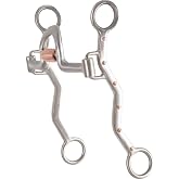 Classic Equine Rickey Green Port Setter Shank Bit with Copper Roller N/A N/A