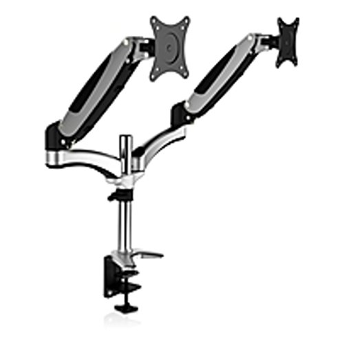 V7 DM3GSAD-1N Mounting Arm for Monitor - 30-inch Screen Support - 35.20 lb Load Capacity - Silver (Certified Refurbished)