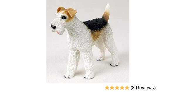 Amazon Com Fox Terrier Wirehaired Figurine Home Kitchen