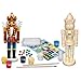 MasterPieces Works of Ahhh Christmas Real Wood Large Acrylic Paint Kits, Nutcracker Prince, Mom's Choice Award, For Ages 4+